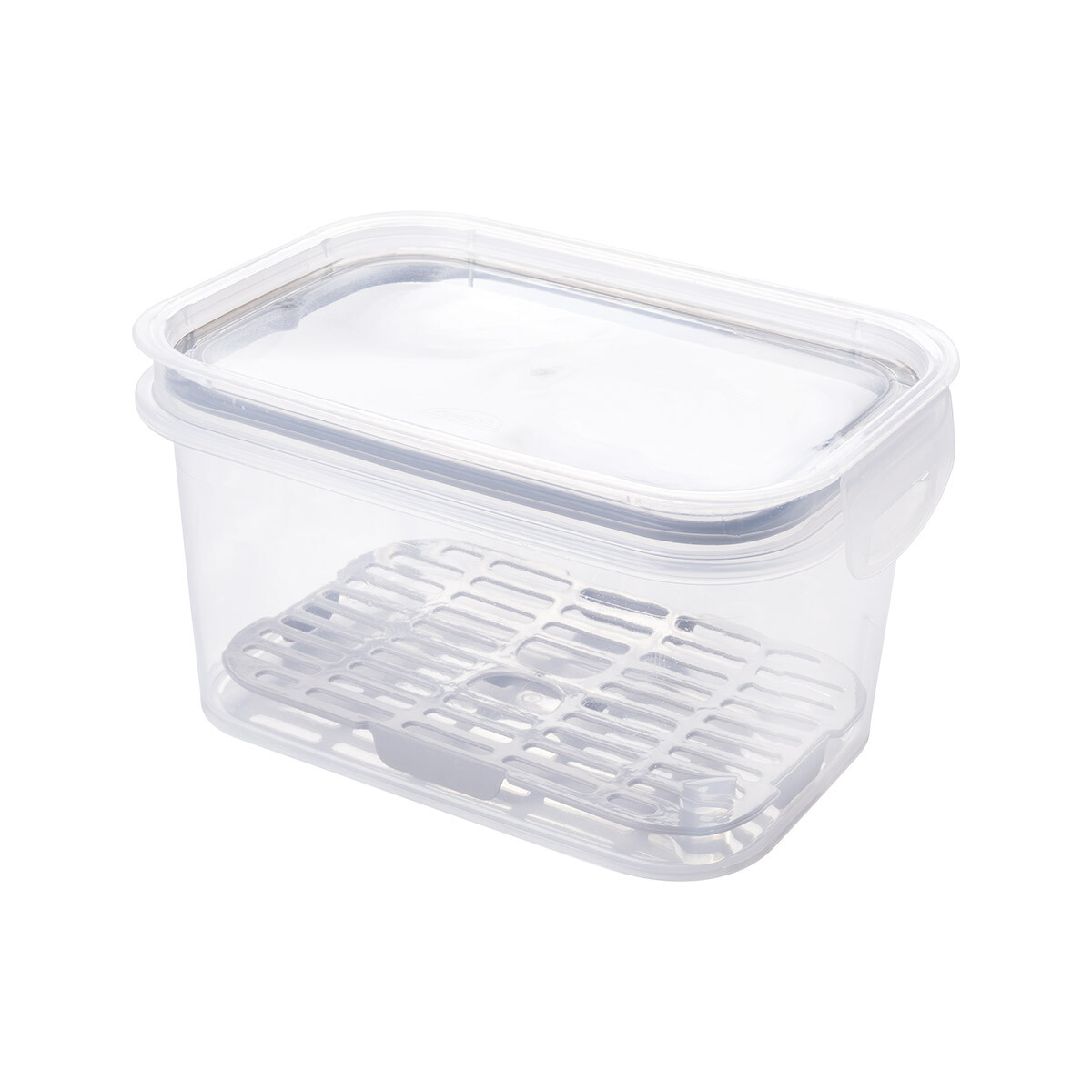 Recipiente con Dos Broches y Rejilla 1,2L - NEGRO 