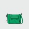 Longchamp -Cartera de cuero con correa extraible, 3D Verde