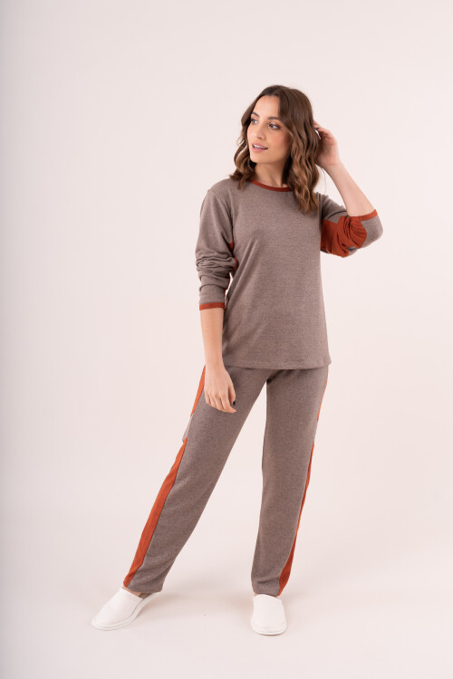 Pijama Lanilla a la Base Beige