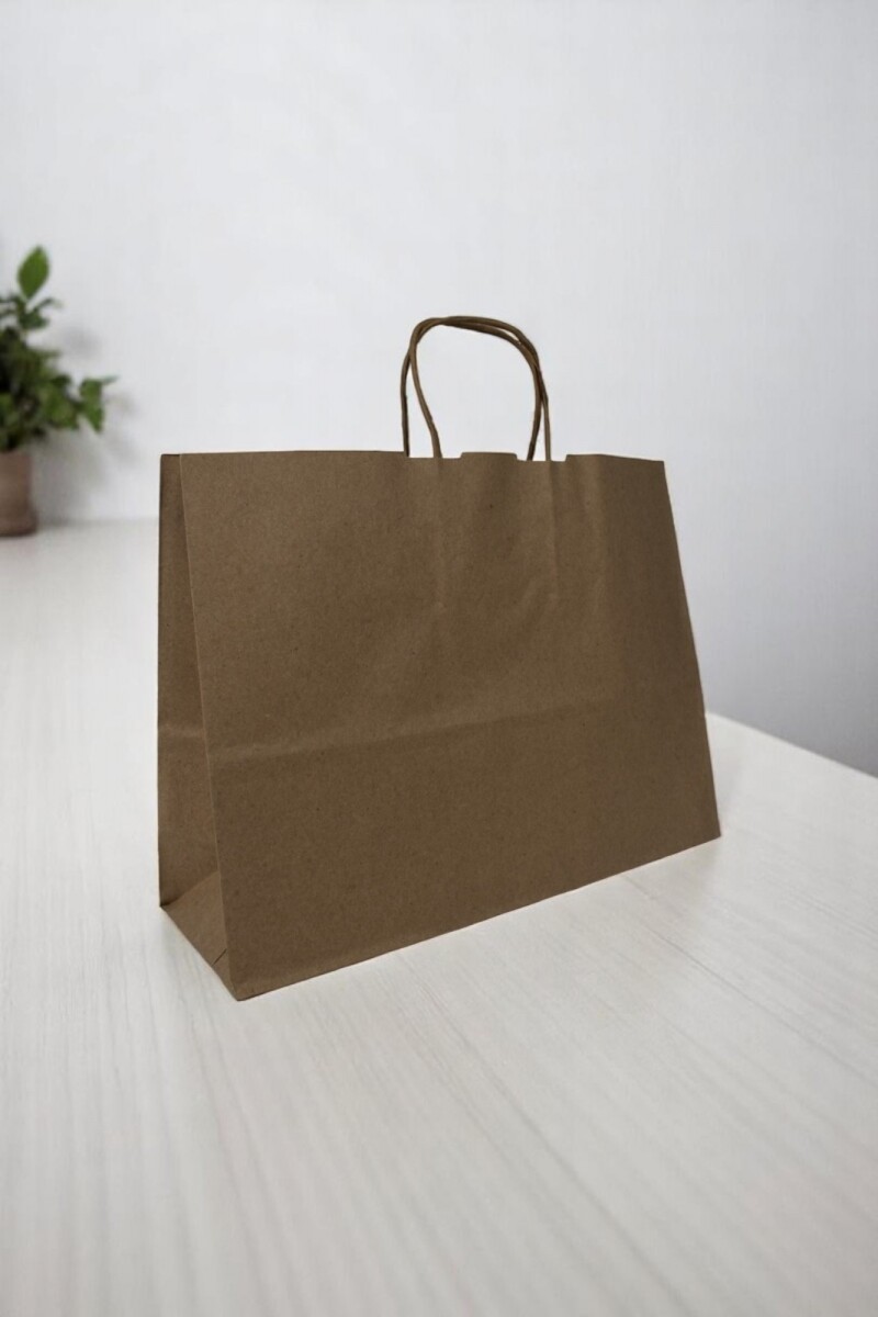 Bolsa lisa luna 32x10x23cm - MADERA 