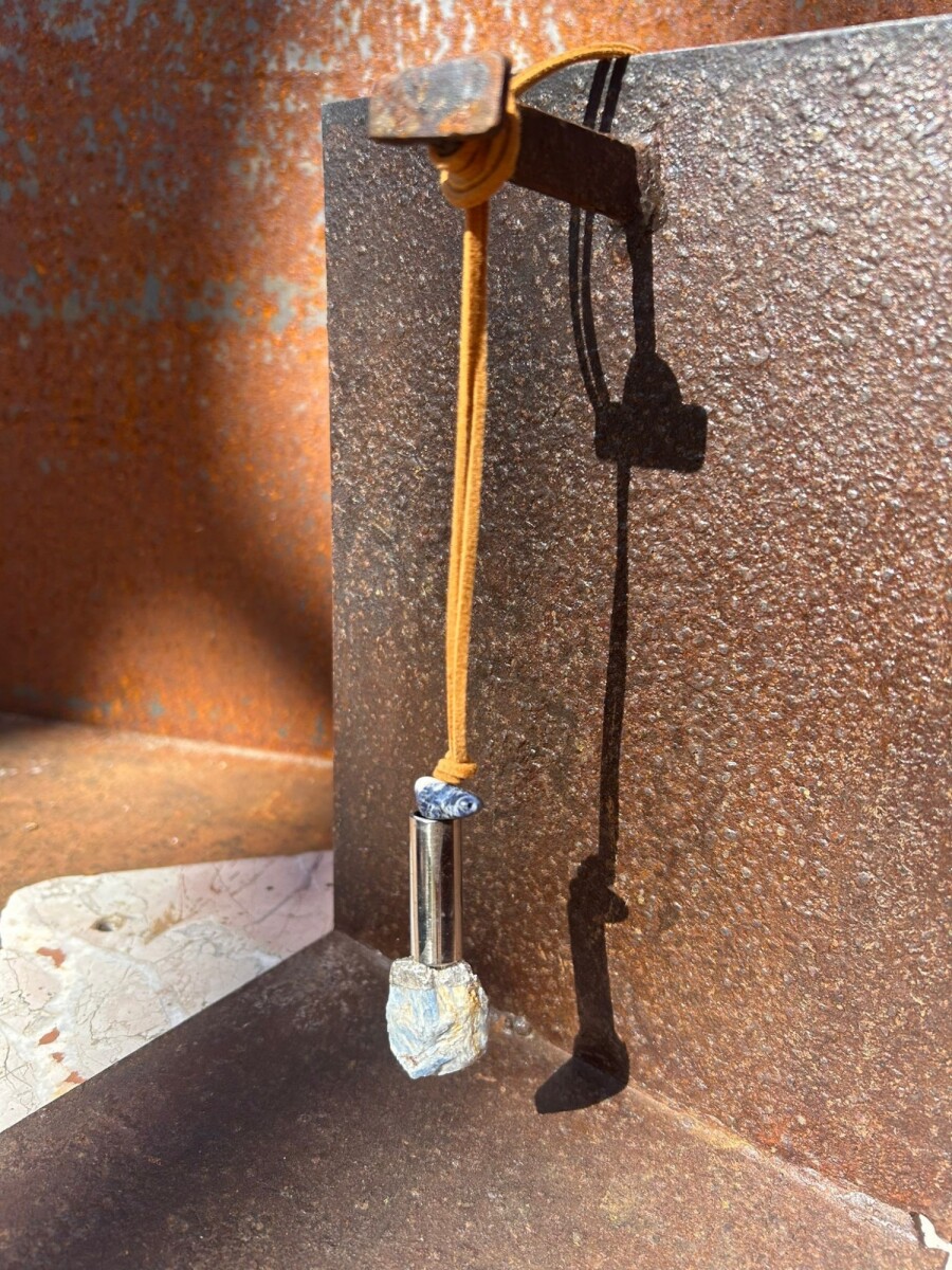 Raw Stone Necklace - Celeste 