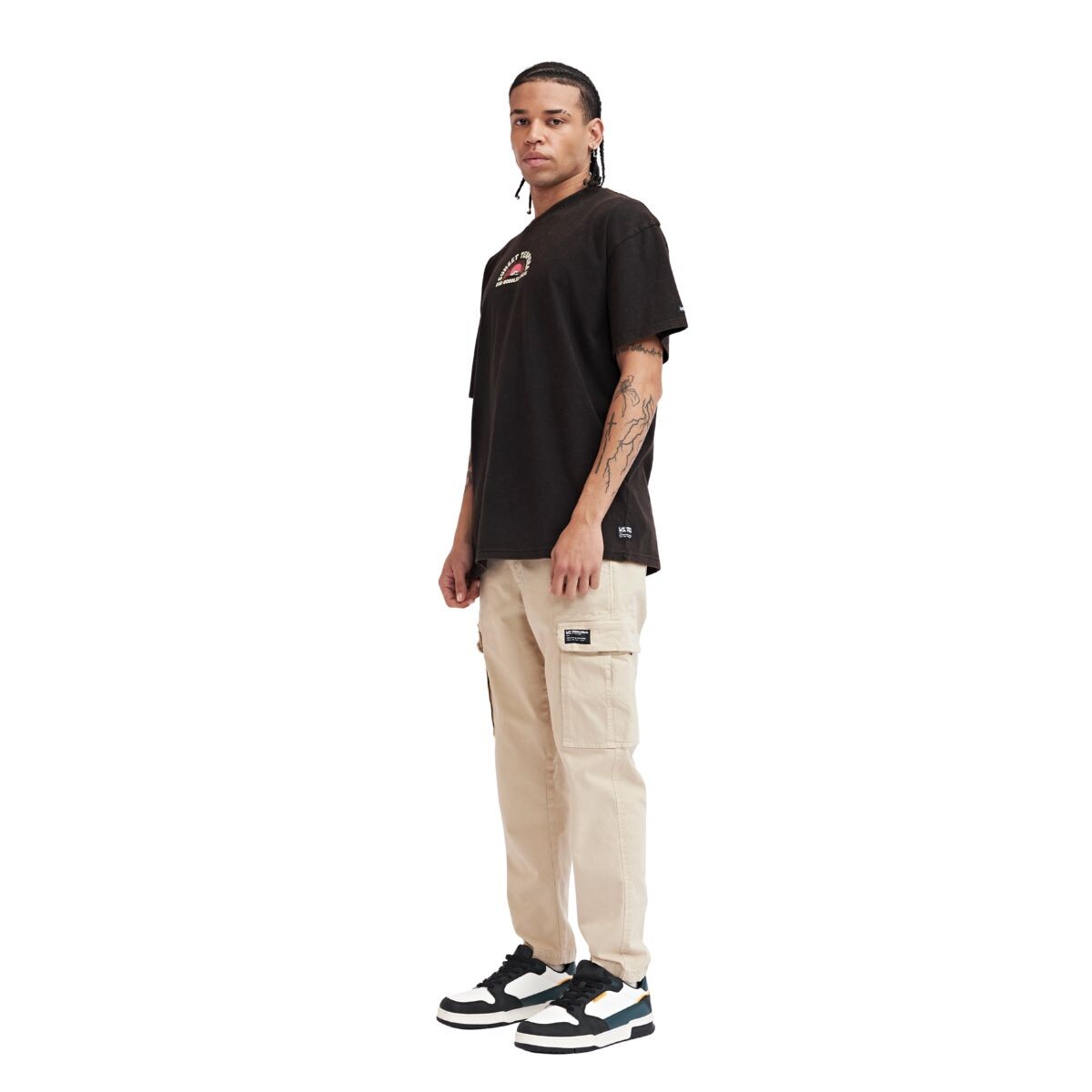 REMERA NERJA M/C XS-XL - NEGRO 