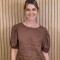 Blusa Gloria Puro Lino Chocolate