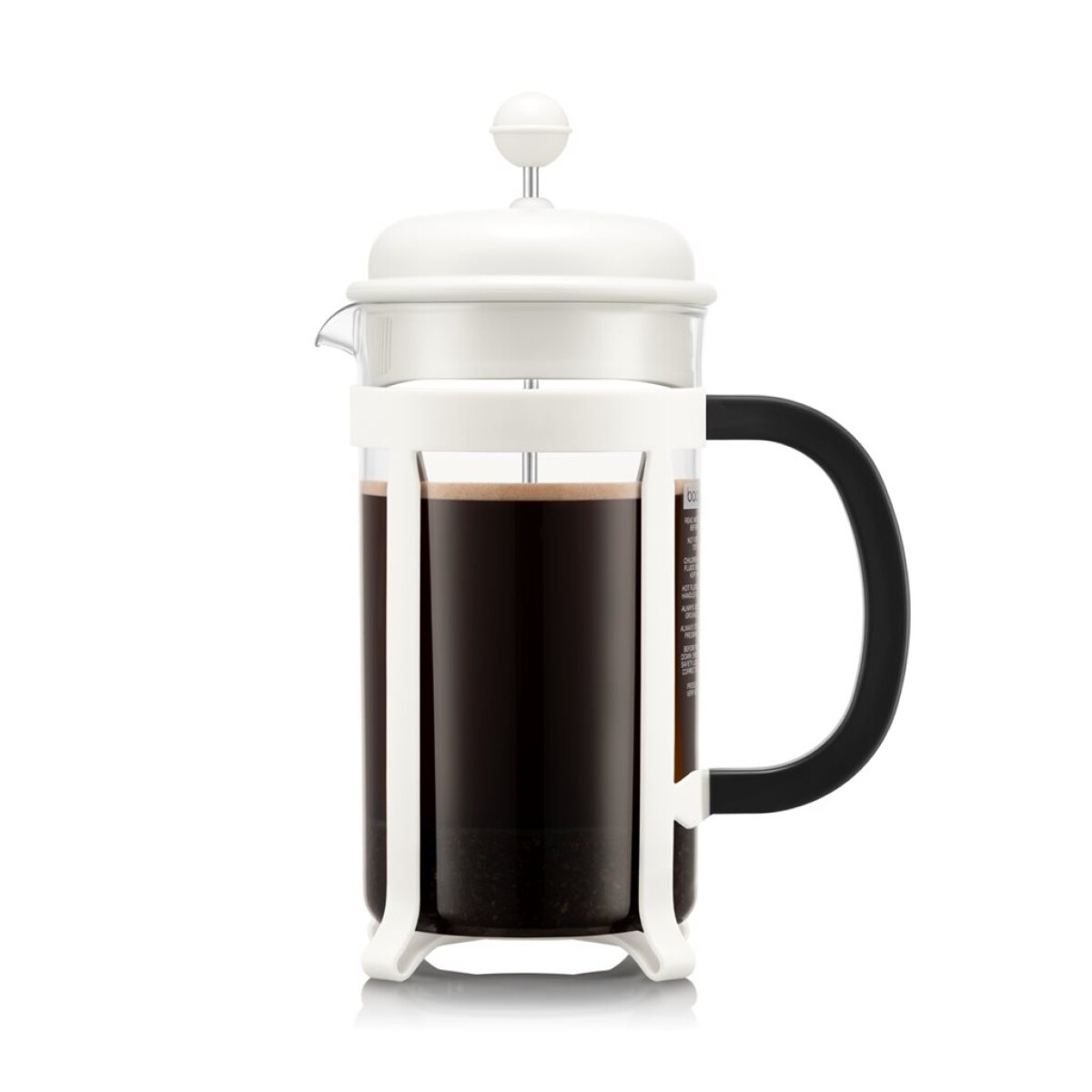 CAFETERA 1LT 8 TAZAS BLANCO JAVA PRESS BODUM 