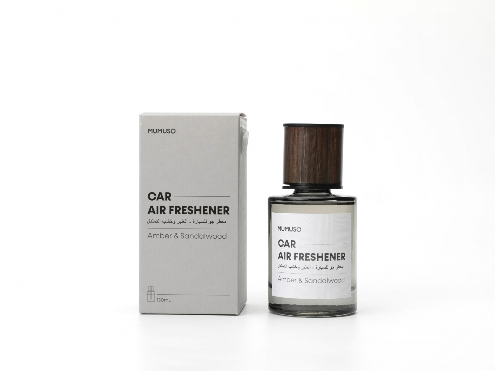 AMBIENTADOR PARA COCHE (ÁMBAR Y SÁNDALO/130 ML) 