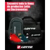 Bolso Deportivo Lotto Mediano Negro-Gris