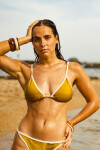 SET PAMPITA BICOLOR AMARILLO INDIA Y BIES HUESO