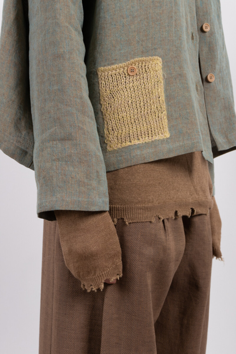 CAMISA CON DETALLE Verde