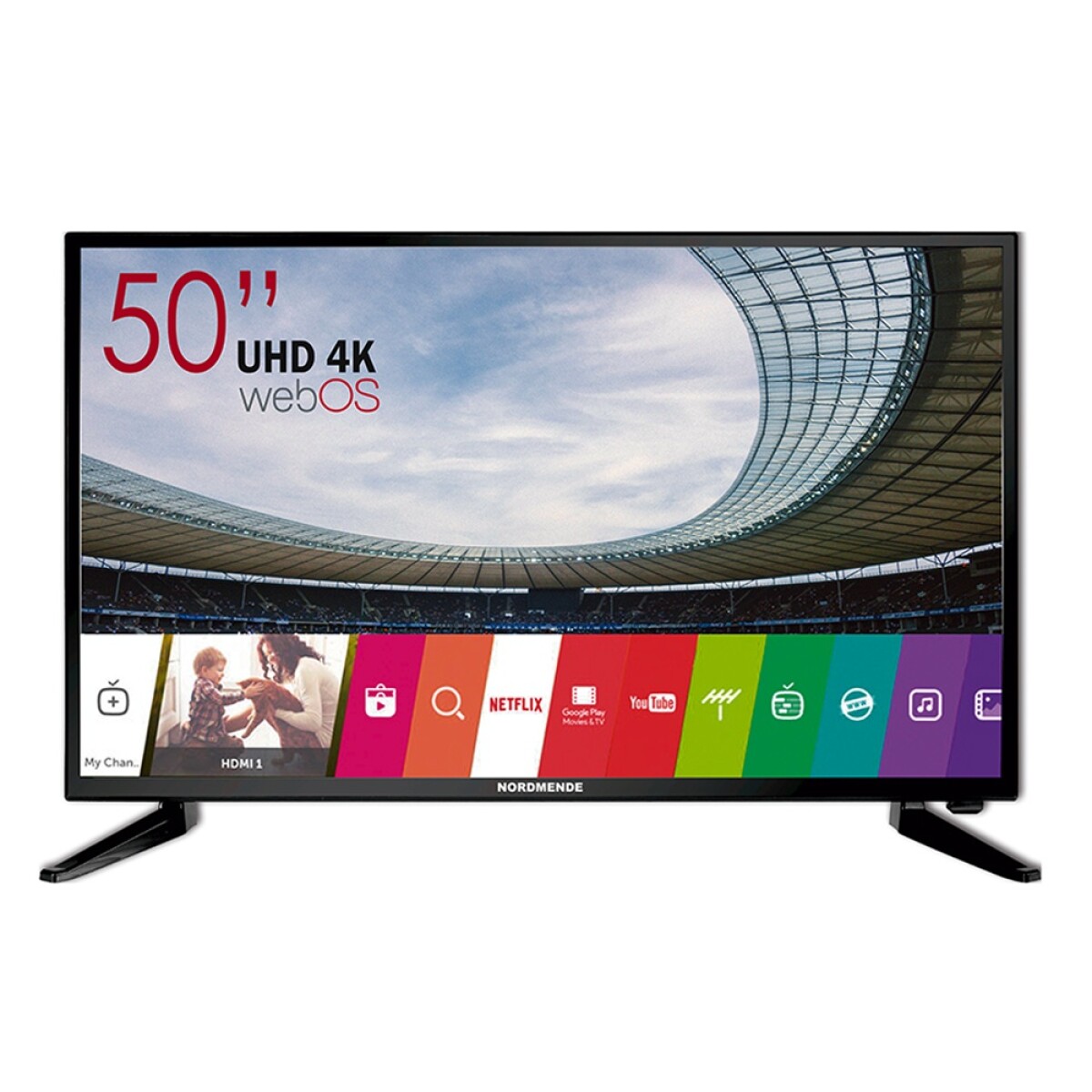 TV Led NordMende 50″ UHD 4K Smart Web OS - Negro 