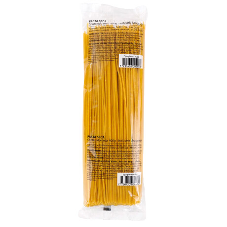 Fideos natural 400g Spaghetti Fideos natural 400g Spaghetti