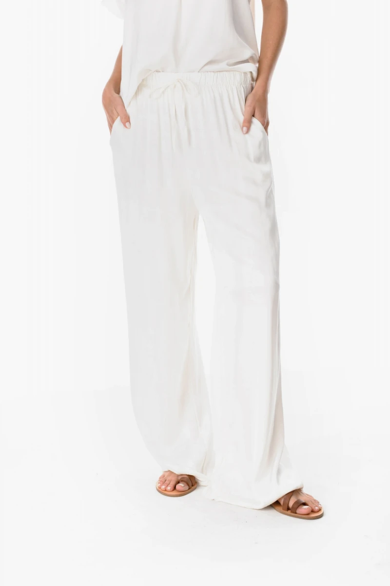 Pantalon Marlin off white talle unico