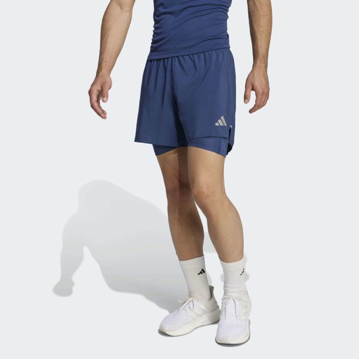Shorts Adidas Adi365 Essentials 2 en 1 - Azul 
