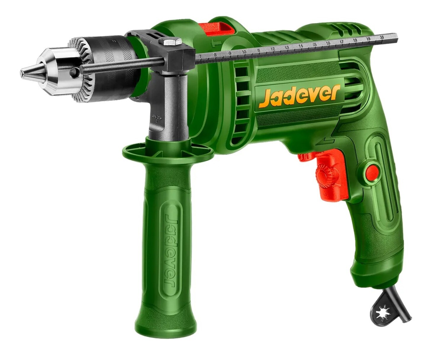 Taladro Eléctrico Potente Jadever 650W con Mandril de 13mm 