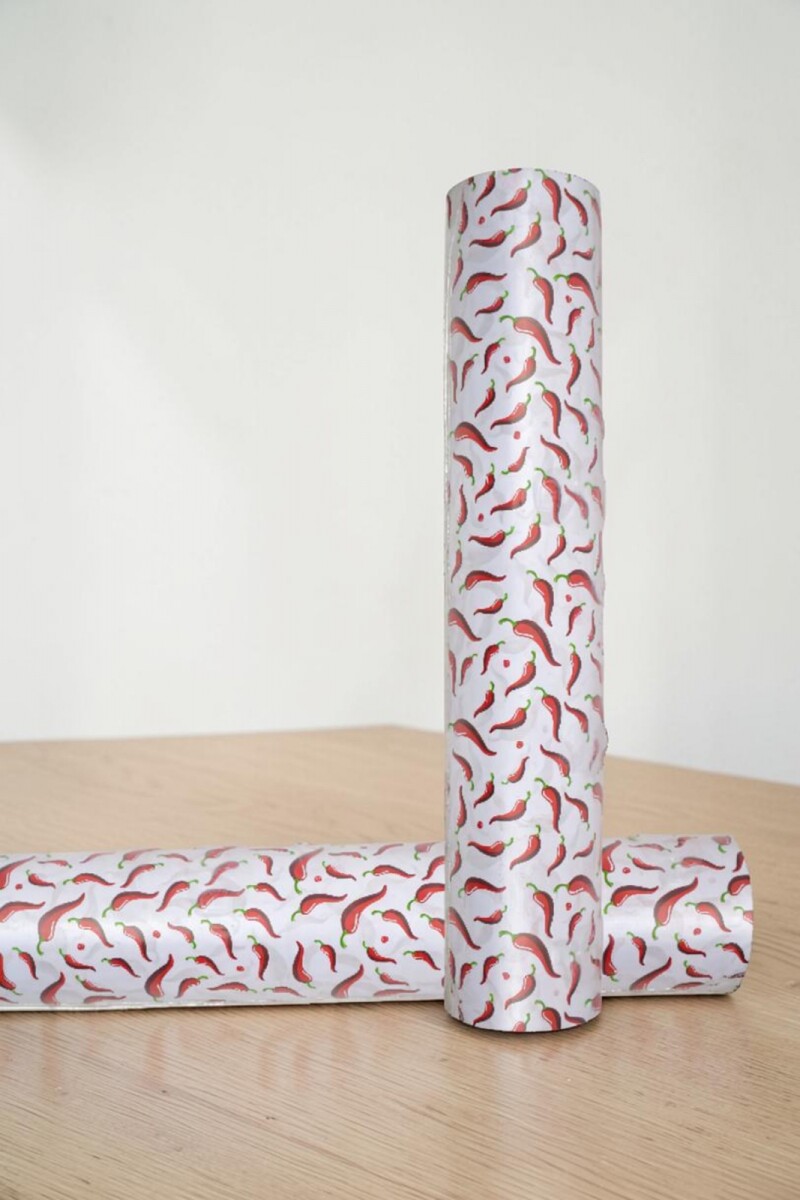 Papel Regalo Bobina 60cm x 100mts - PIMIENTOS 