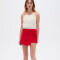 Falda Liral Rojo