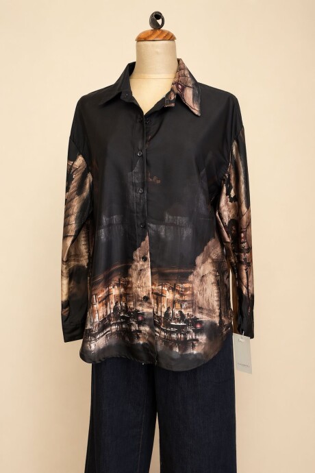 CAMISA CLARISSE Negro