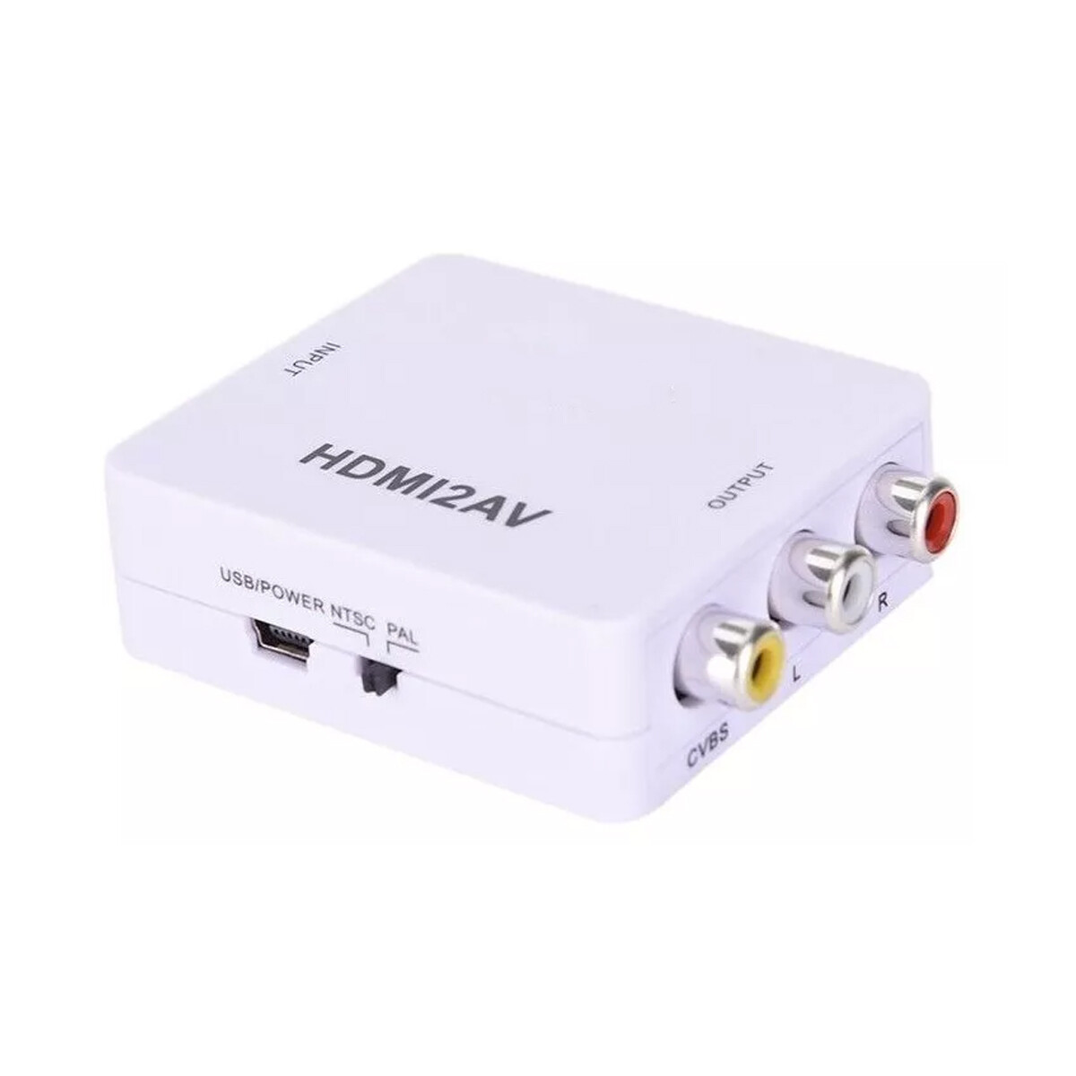 Adaptador Conversor Treqa Hdmi/rca Hdv 553 - ADAPTADOR TREQA HDMI/RCA HDV 553 