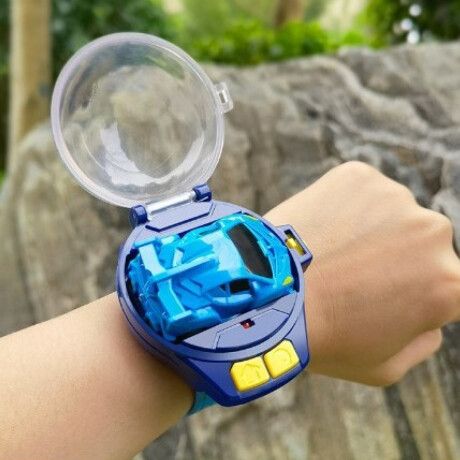 Mini autito control remoto de pulsera Azul