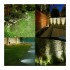 Lampara Foco Solar Jardín Exterior Luz Calida Led Piso Lampara Foco Solar Jardín Exterior Luz Calida Led Piso