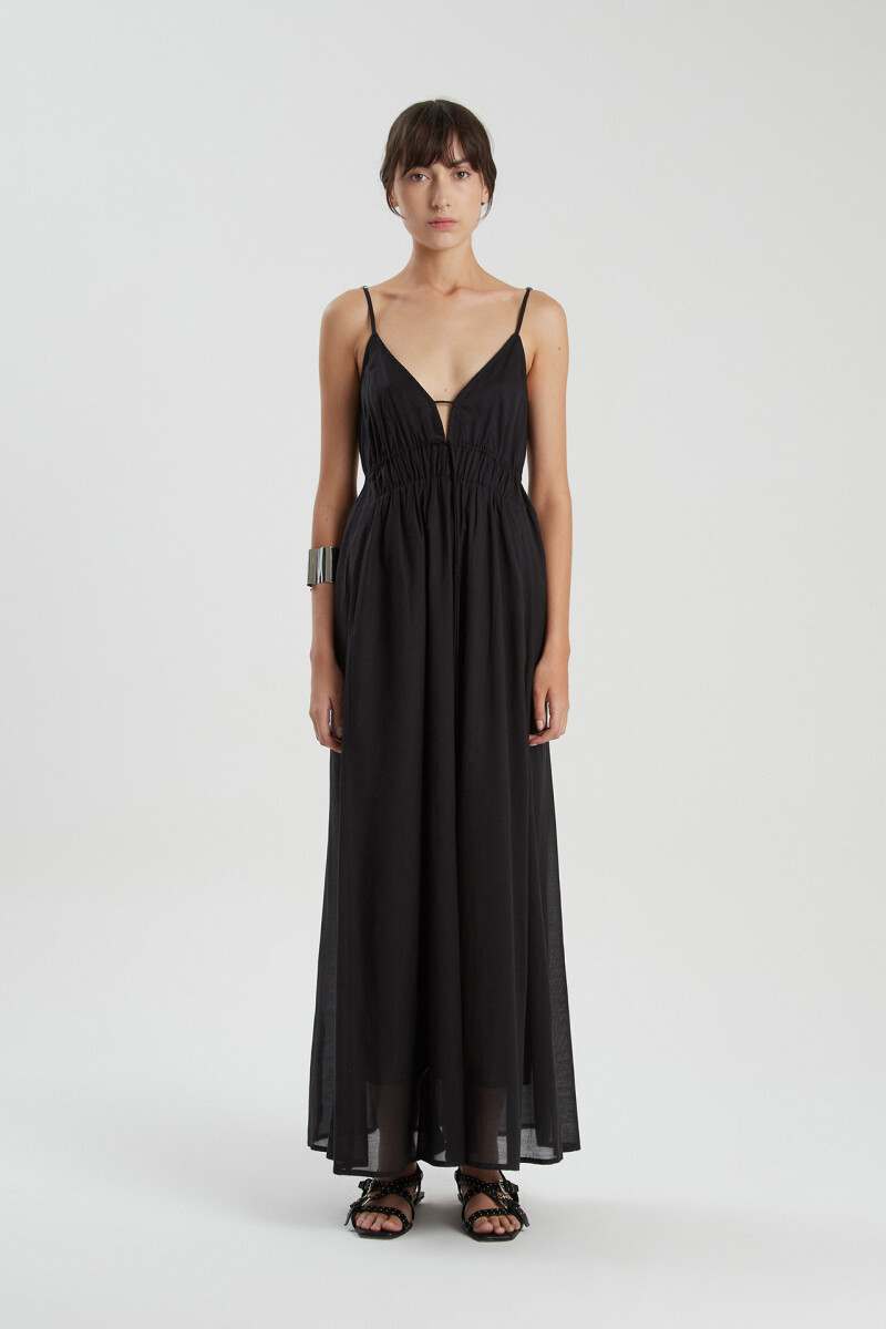 VESTIDO LARGO SINDI Negro
