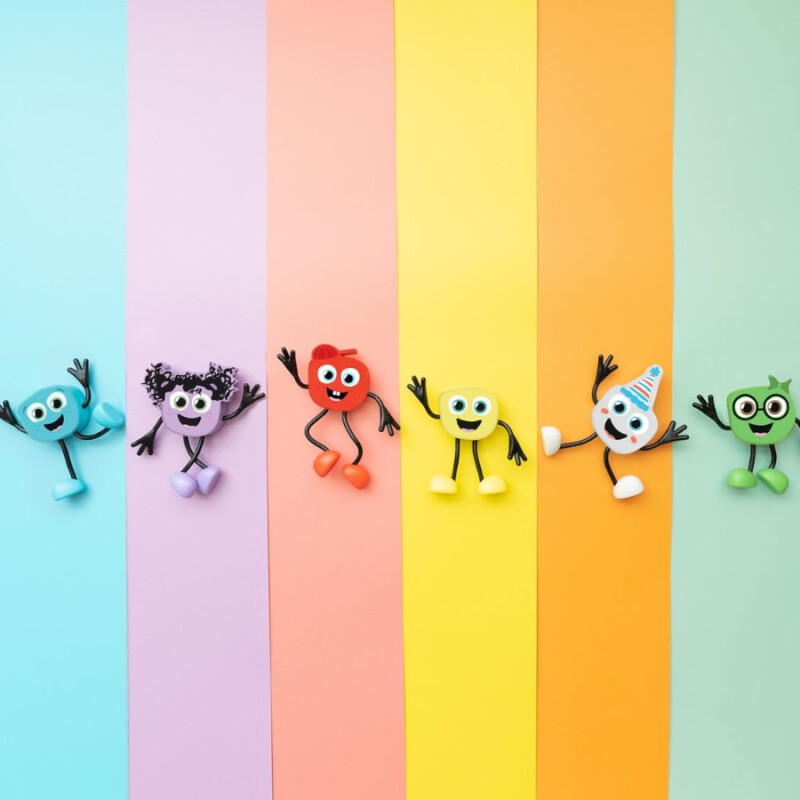 Cubos Glo Pals activados por agua x4 Alex