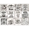 KIT DE REVESTIMIENTO DECORADO CHEF BRANCO - 20X20 CM Kit De Revestimiento Decorado Chef Branco - 20x20 Cm