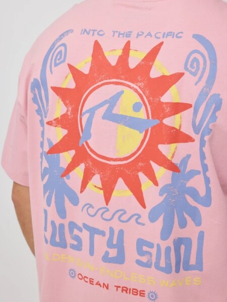 T-SHIRT RUSTY EXAVI ROSADO