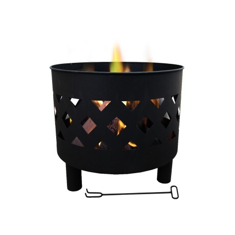 QUEMADOR FOGON PARA EXTERIOR FIRE KING DISEÑO CON ROMBOS QUEMADOR FOGON PARA EXTERIOR FIRE KING DISEÑO CON ROMBOS