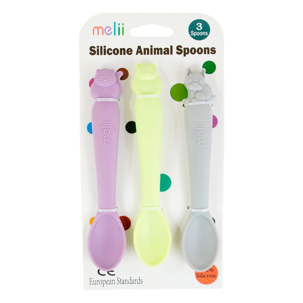 Cuchara para bebè de silicona 