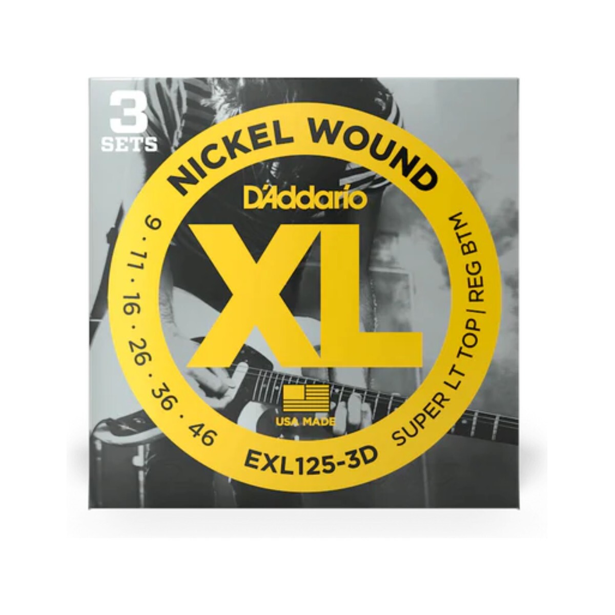Encordado Electrica Daddario Exl125 Nic. Wound 009 