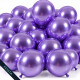 Globos Cromados x 10 / R12 Violeta