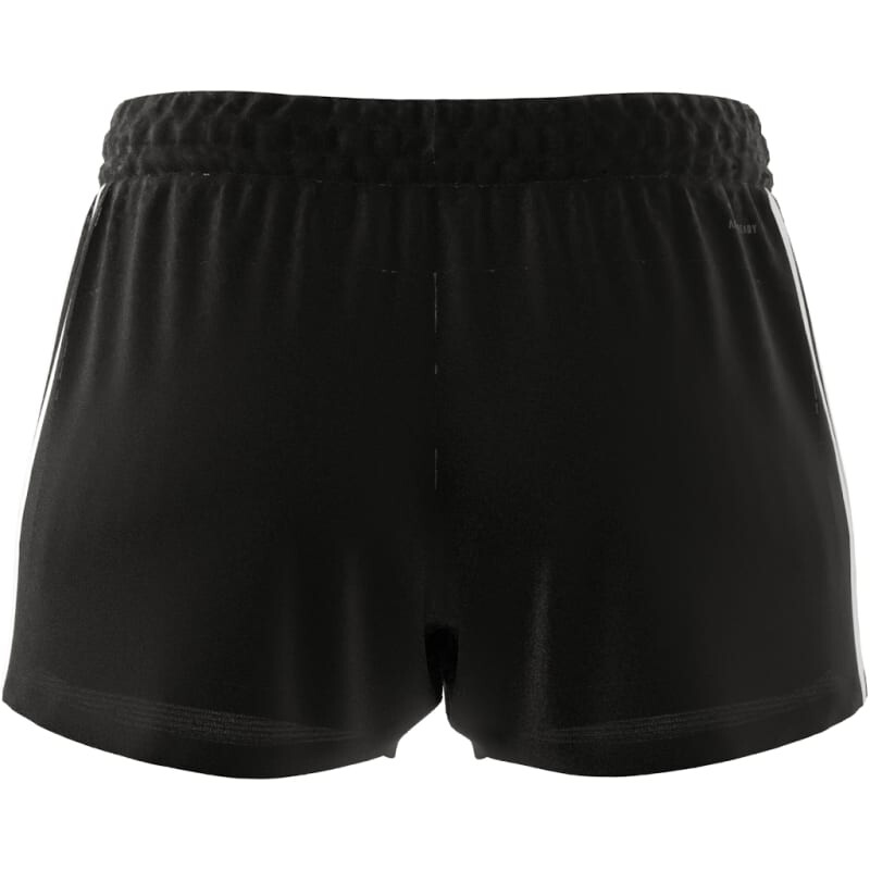 Short Adidas PACER 3S de Mujer - DU3502 Negro-blanco