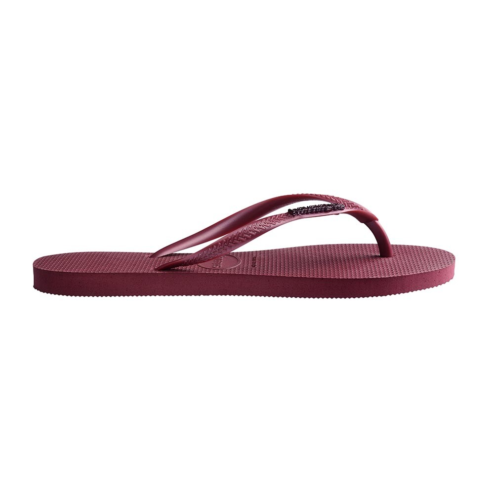Sandalias Havaianas Slim Logo Metallic Mujer Amaranto