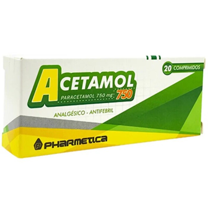 ACETAMOL 750 CJ X 20 COMP. única