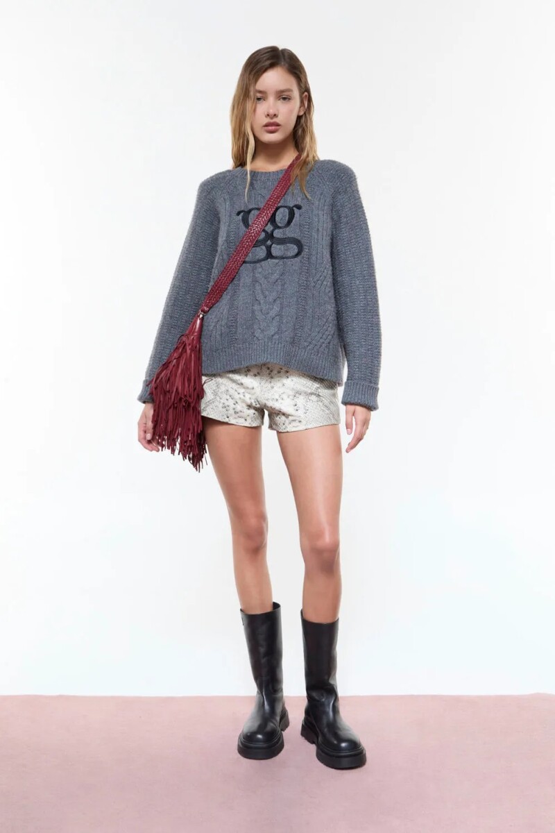 SWEATER ETIENNE Gris Melan