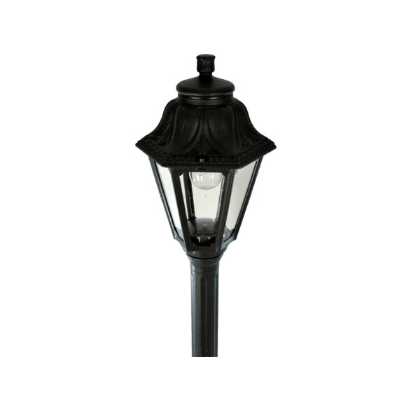 Farol c/columna colonial negro IP55 E27 MIZAR/ANNA FL0530