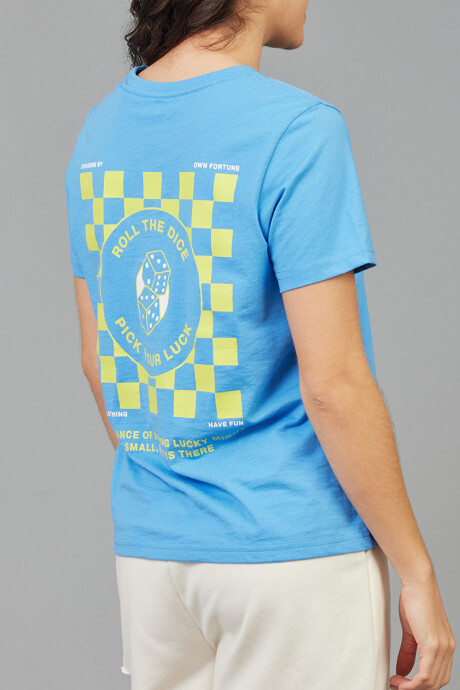 T-SHIRT SHANE DIXIE Ceruleo