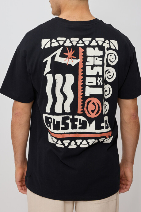 T-SHIRT BOBLU RUSTY Negro
