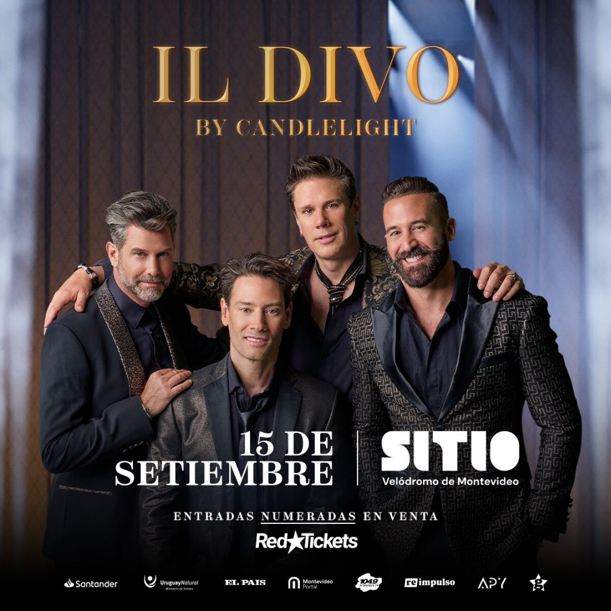 Il Divo en Sitio - Vip Oro (E Y F) 