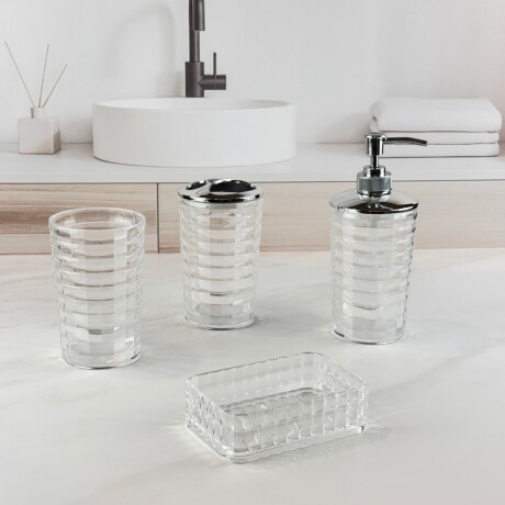 Set de Accesorios de Baño 4 Piezas Acrílico Set de Accesorios de Baño 4 Piezas Acrílico