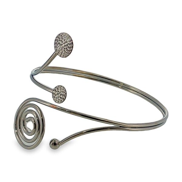 BRAZALETE MAVERA PLATEADO BRAZALETE MAVERA PLATEADO