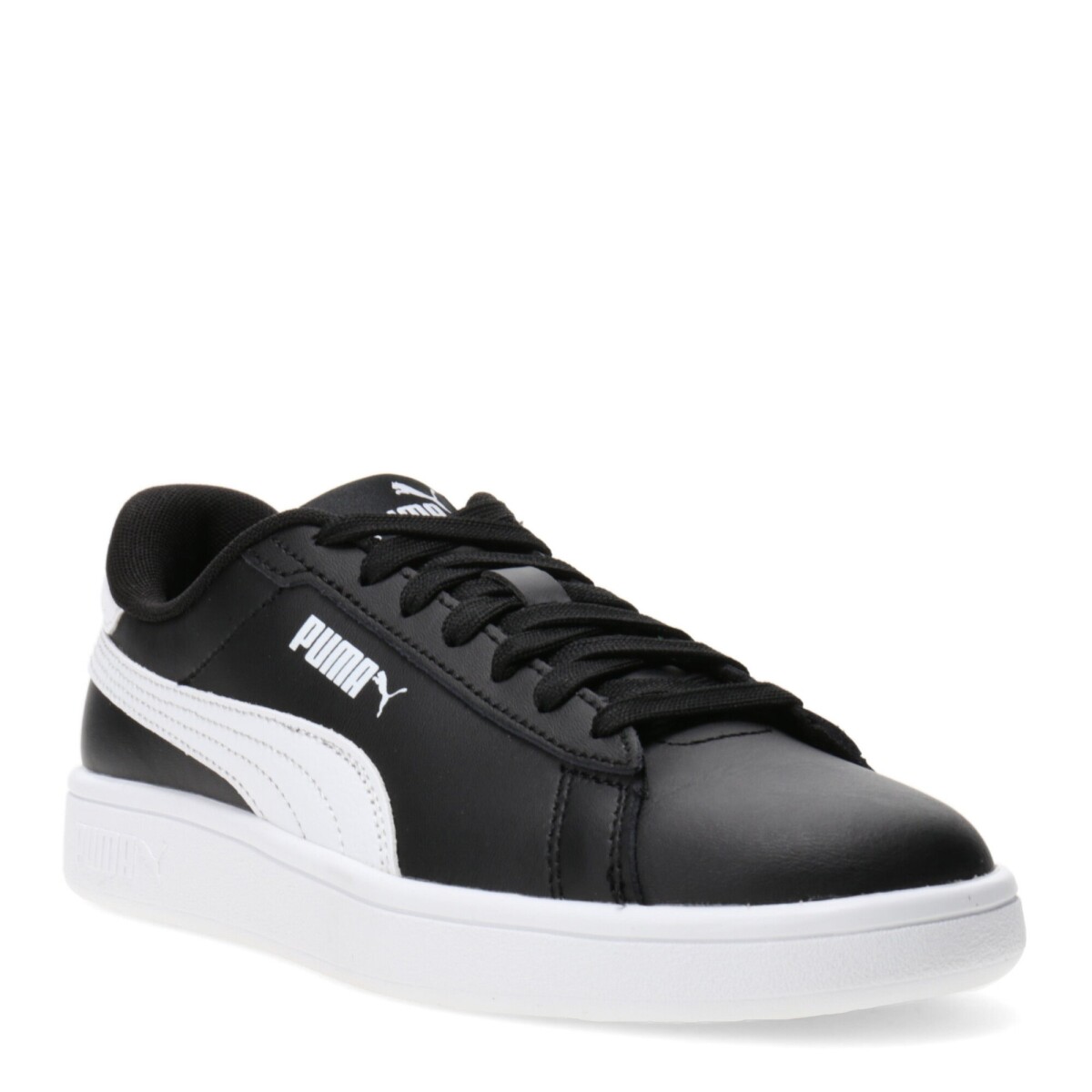 Championes de Mujer Puma Smash 3.0 Leather - Negro - Blanco 