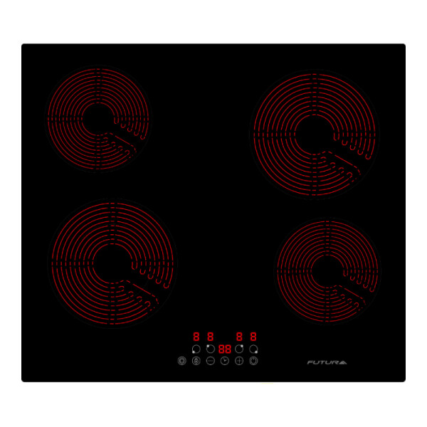 Anafe vitrocerámica Futura Plus FUT-PV4Z negro
