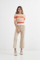 Sweater cuello bote BEIGE