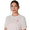 Polo Tenis Game All Over Print Ss Top Mujer Cream