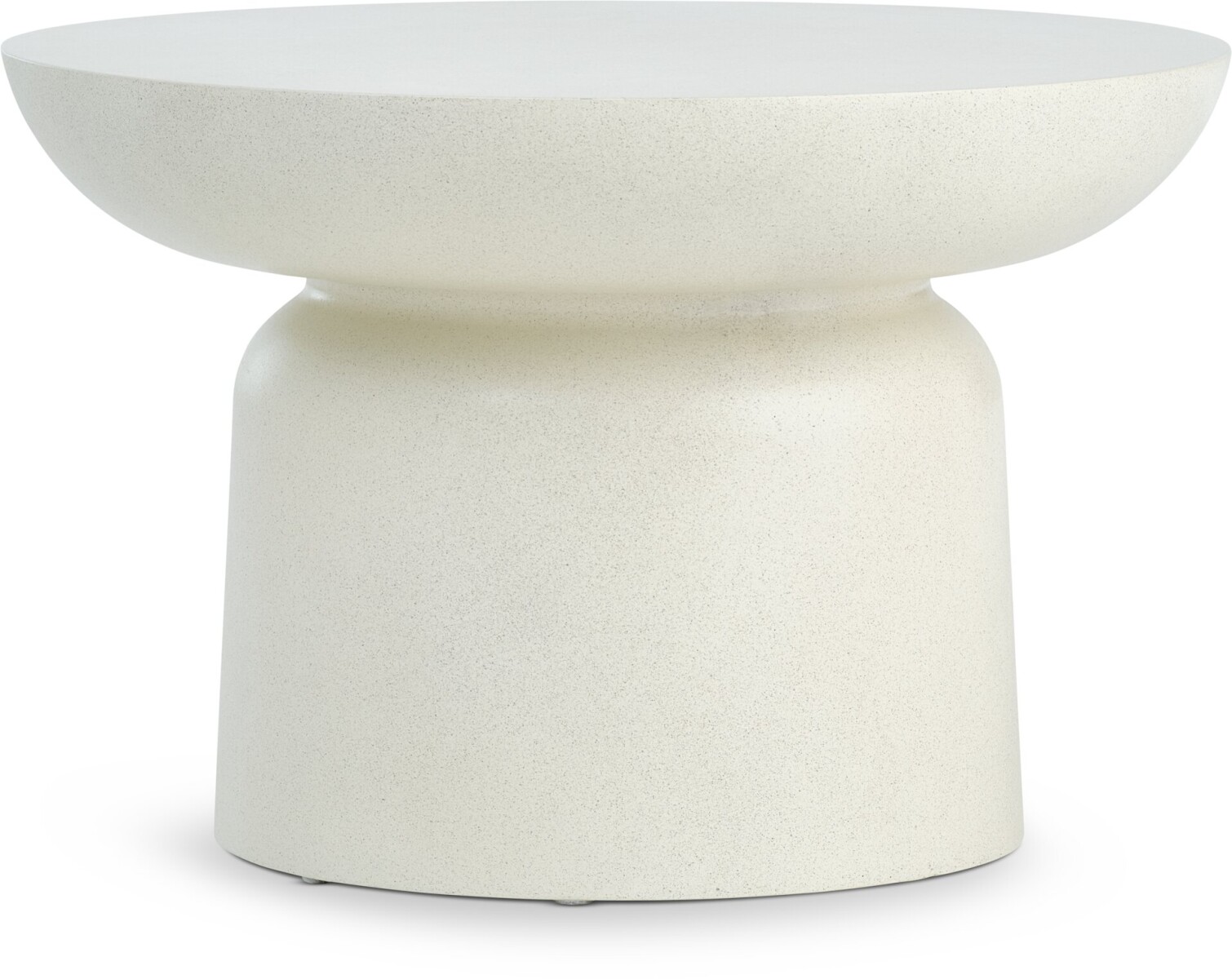 Mesa de centro LYDUM Ø60 gris/beige 