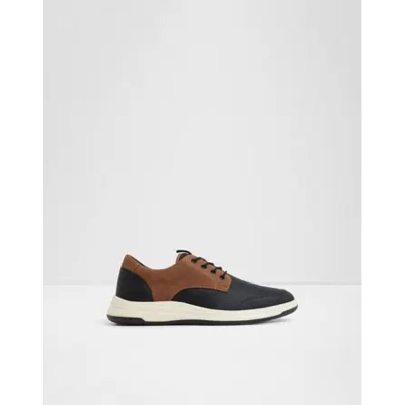 KONNOR NAVY SUEDE SYNTHETIC COGNAC