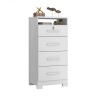 Cómoda Primordial Max 4 Cajones Blanco
