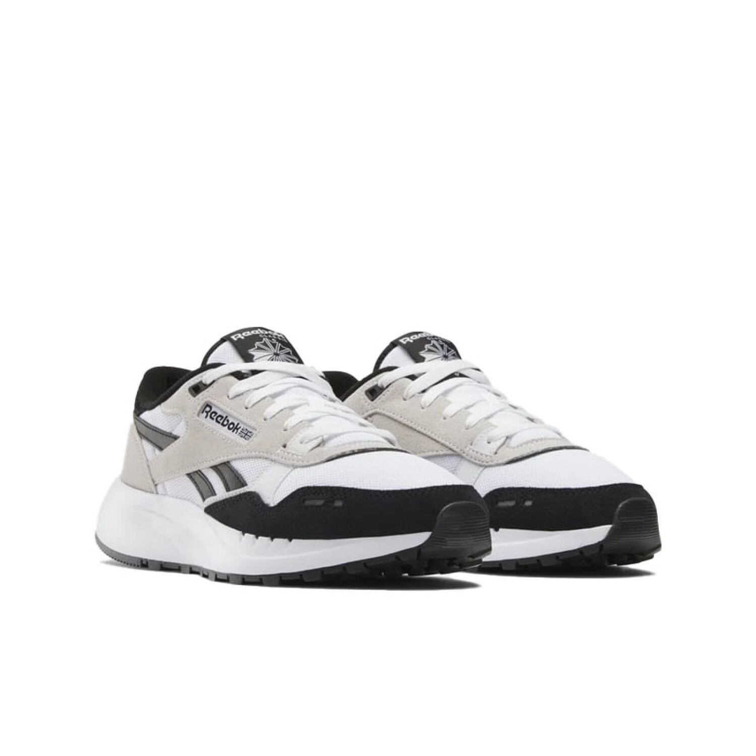 Reebok classic blanco y negro store