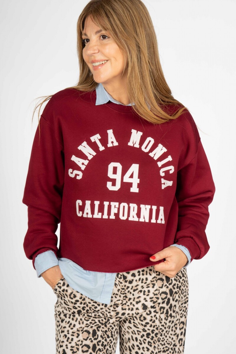 Sweater Sanmo Bordó